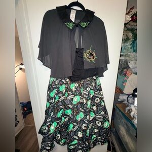 Hocus Pocus Dress with Binx Cape (removable!)